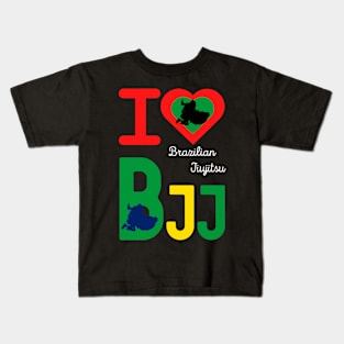 I heart BJJ / I love BJJ Kids T-Shirt